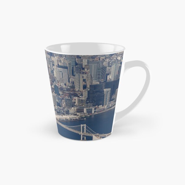 Item preview, Aerial View of Airplane Takeoff over Tokyo Skyline Haneda Airport designed and sold by YSJapanPhoto.