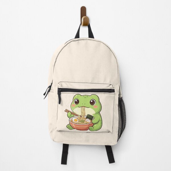 Item preview, Cute Kawaii Frog Eating Ramen Noodles designed and sold by SweetLilith.