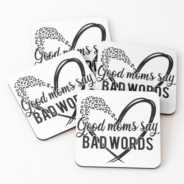Item preview, Good Moms Say Bad Words Leopard Heart Mama Mom Mothers Day  designed and sold by Worldofrat.