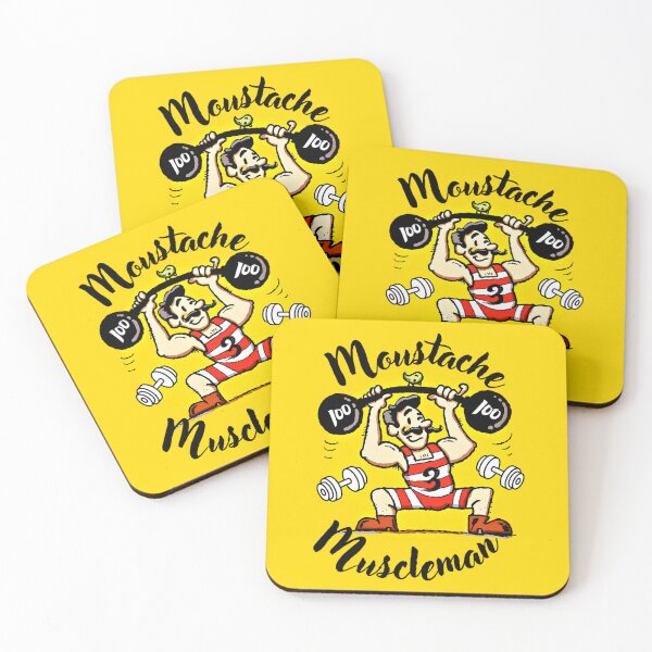 Item preview, The Moustache Muscleman designed and sold by DEZINOMANIA.