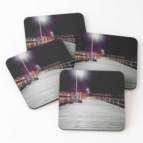 Item preview, Brennans Wharf by Night Port Lincoln designed and sold by Images-on-Eyre.