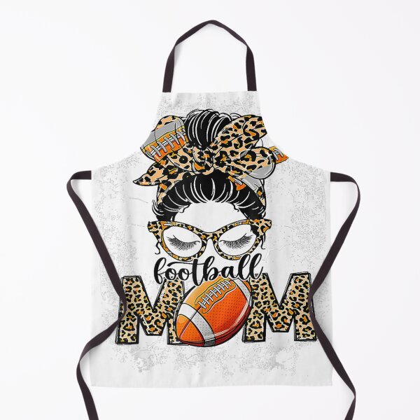 Item preview, Leopard Football Mom Game Day Messy Bun Mothers Day Womens designed and sold by Worldofrat.
