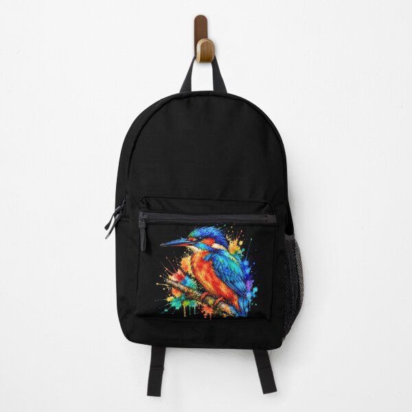 Item preview, Colorful Kingfisher Watercolor Art – Vibrant Bird Nature Illustration designed and sold by ColorSplash123.