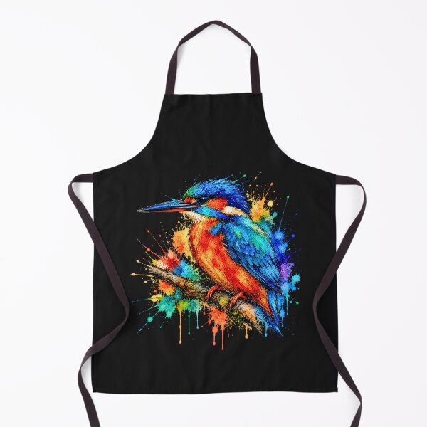 Item preview, Colorful Kingfisher Watercolor Art – Vibrant Bird Nature Illustration designed and sold by ColorSplash123.