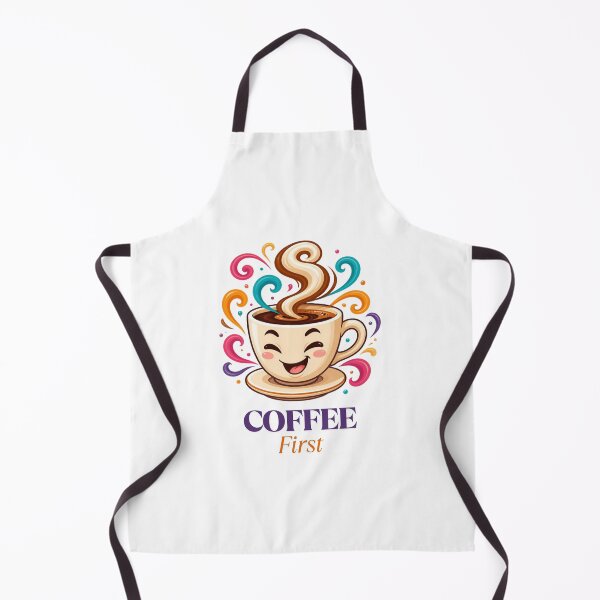 Artikelvorschau, Coffee First Aufkleber entworfen und verkauft von LuLuStore8.