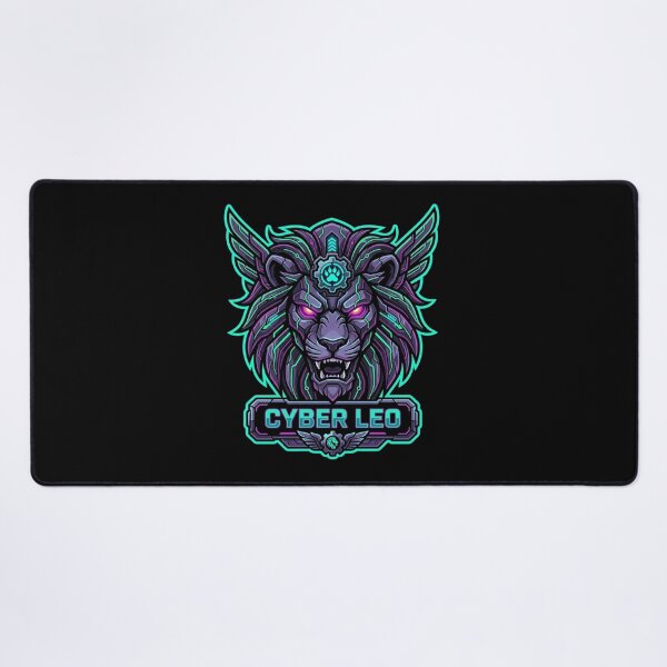 Item preview, Cyberpunk Neon Lion Gaming Aesthetic Design Futuristic Big Cat Art designed and sold by Altospecial.
