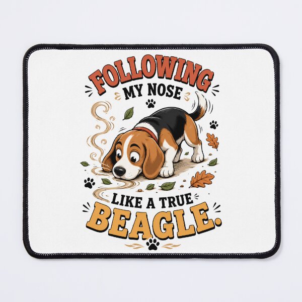 Item preview, Following My Nose Like a True Beagle Dog Design designed and sold by Tong4130.