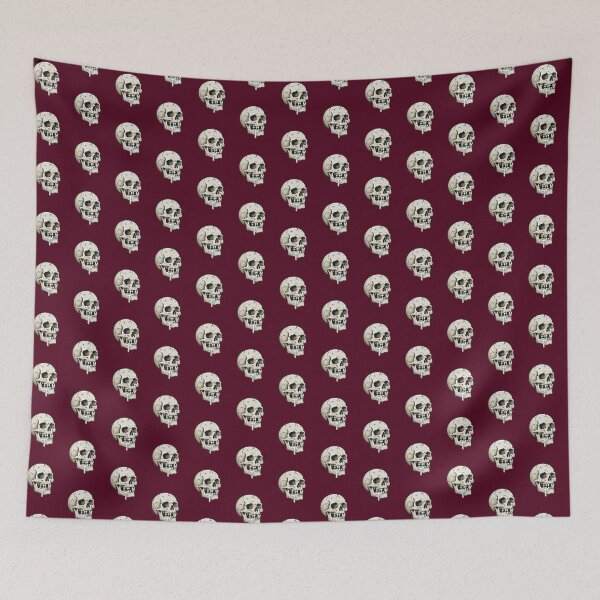 Item preview, Creepy Skull With Dripping Slime Neo-Traditional Tattoo Art designed and sold by Evelashop.