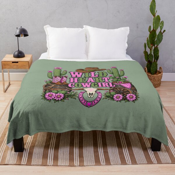 Item preview, Wild Heart Cowgirl | Pink & Green Western Cactus T-Shirt designed and sold by Aimetoi.