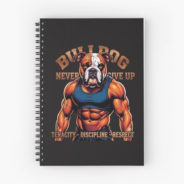 Item preview, BULLDOG - NEVER GIVE UP designed and sold by The best online style shop.