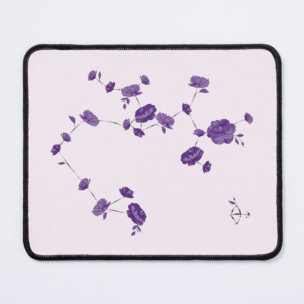 Item preview, Sagittarius Floral Zodiac Constellation designed and sold by TheThankfulTyne.