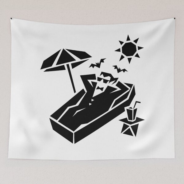 Item preview, Vampire on Vacation – Sunshade and Cocktail designed and sold by matybrak.
