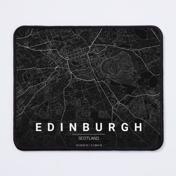 Item preview, Edinburgh Map Print | Minimalist Noir City Map | Edinburgh Wall Art Poster designed and sold by Lovely Maps.
