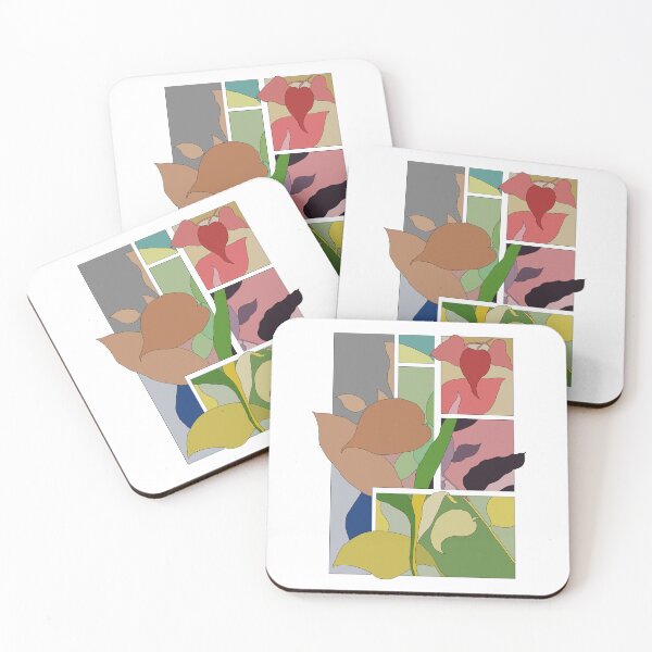 Item preview, Abstract Flora Through Geometric Windows designed and sold by laxmanrajart.