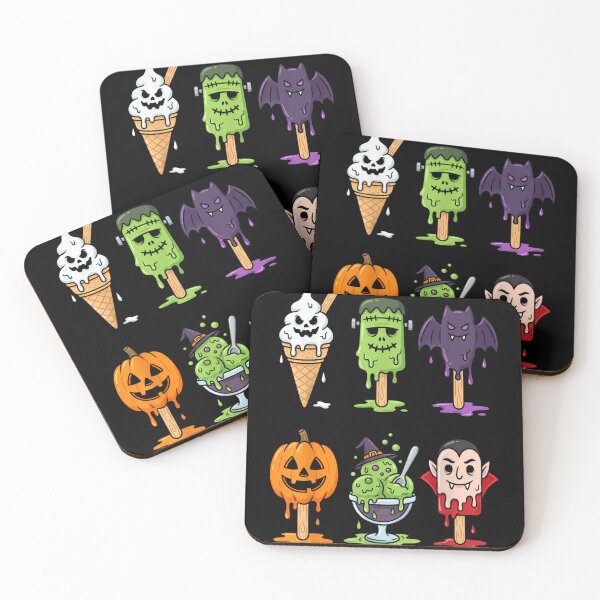 Item preview, Cute Halloween Monster Ice Cream Sweet Spooky Dessert Party Collection designed and sold by RuperDelois.