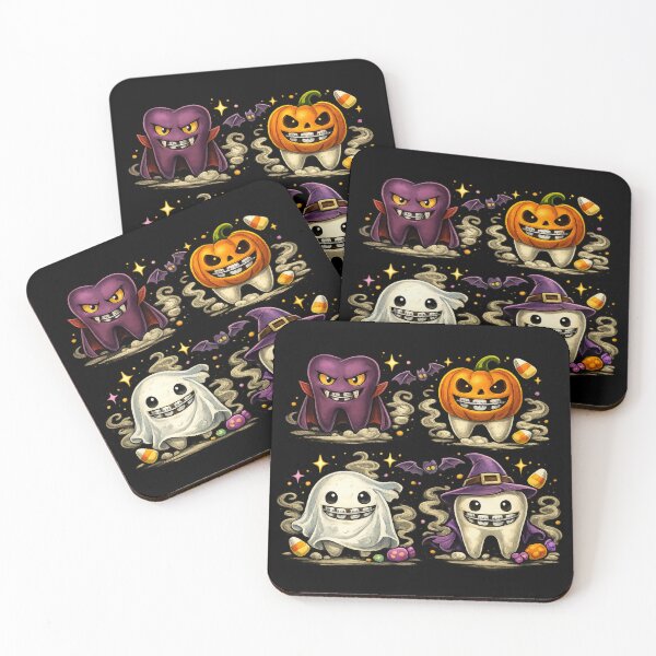 Item preview, Halloween Braces Dentist Gift Funny Teeth Art designed and sold by Corvoria.