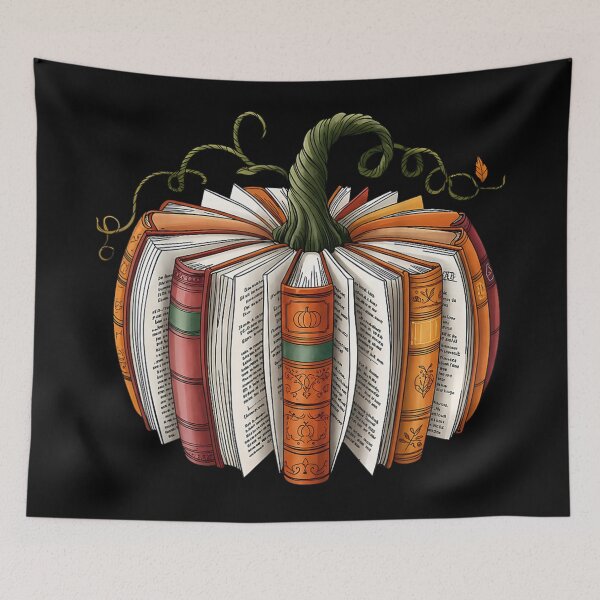Item preview, Pumpkin Book Stack Cozy Autumn Reading Season For Book Lovers designed and sold by RuperDelois.