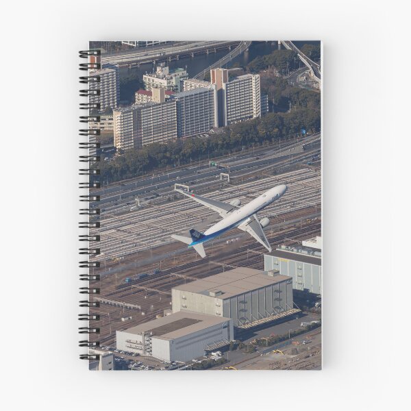 Item preview, Boeing 777 Flying Over Shinkansen Depot in Tokyo designed and sold by YSJapanPhoto.
