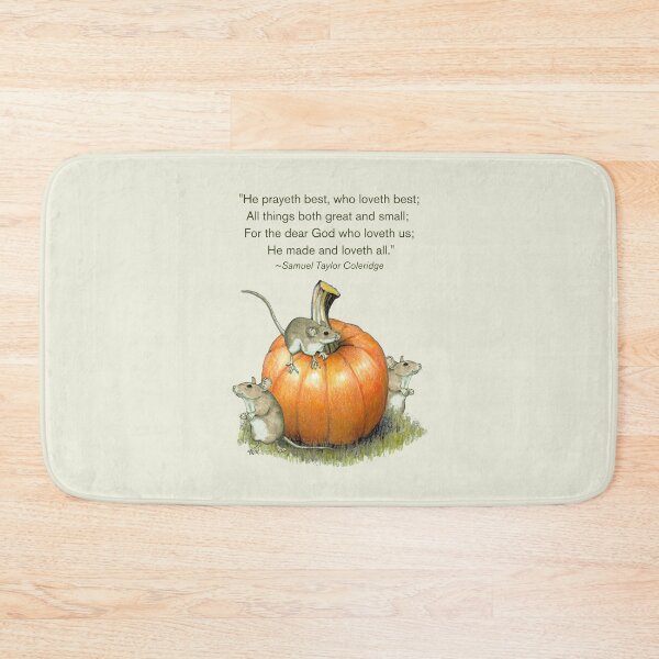 Item preview, Mice and Pumpkins with Prayer by Samuel T. Coleridge designed and sold by JoyfulWhimsy.