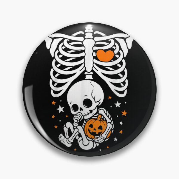 Item preview, Cute Skeleton Holding Pumpkin With Heart Halloween Love Forever designed and sold by RuperDelois.