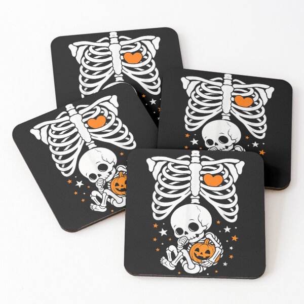 Item preview, Cute Skeleton Holding Pumpkin With Heart Halloween Love Forever designed and sold by RuperDelois.