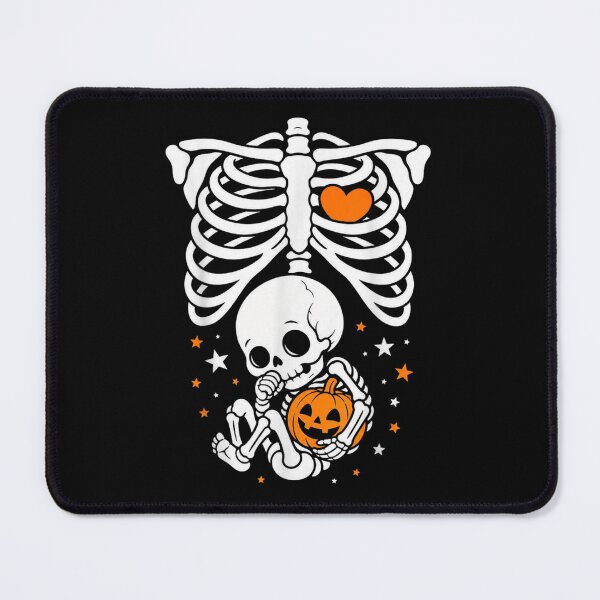 Item preview, Cute Skeleton Holding Pumpkin With Heart Halloween Love Forever designed and sold by RuperDelois.