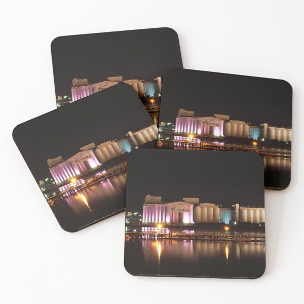 Item preview, Port Lincoln Silos by Night  designed and sold by Images-on-Eyre.