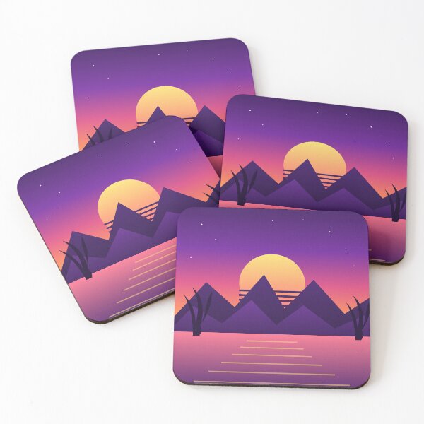 Item preview, Retro Vaporwave Sunset designed and sold by NovaPixelWorks.