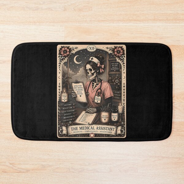 Item preview, Medical Assistant Gothic Skeleton Nurse Appreciation Halloween Healthcare Pride Tribute designed and sold by EricCotanori.