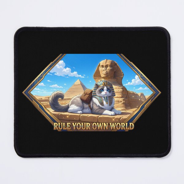 Item preview, Great Sphinx Pharaoh Ragdoll Canvas: Rule Your World designed and sold by MossyAndPearl.