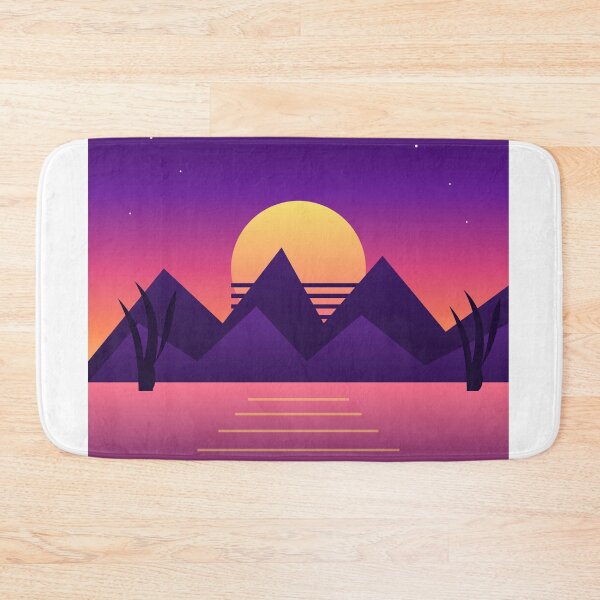 Item preview, Retro Vaporwave Sunset designed and sold by NovaPixelWorks.