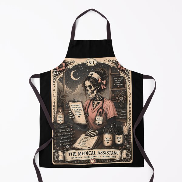 Item preview, Medical Assistant Gothic Skeleton Nurse Appreciation Halloween Healthcare Pride Tribute designed and sold by EricCotanori.