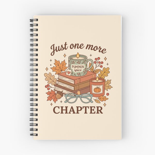 Item preview, Just One More Chapter - Cozy Autumn Reading Aesthetic designed and sold by LunnaAtica.