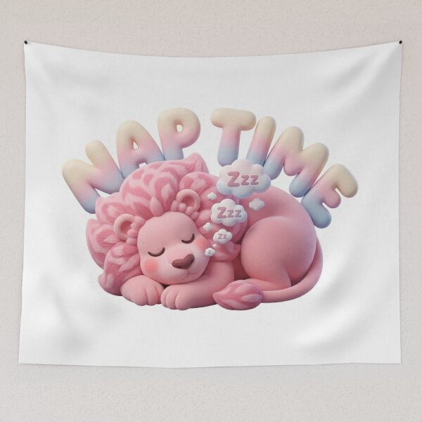 Item preview, Nap Time Pink Lion Steven Universe 3D Kawaii Cute designed and sold by 0Zetgest.