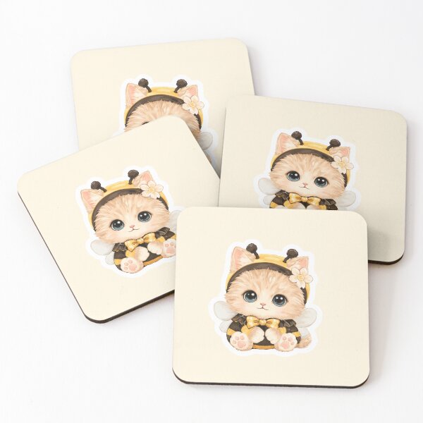 Item preview, bee princess kitty tiny designed and sold by sara747.