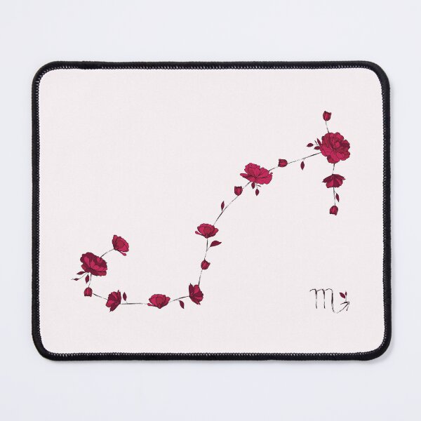 Item preview, Scorpio Floral Zodiac Constellation designed and sold by TheThankfulTyne.