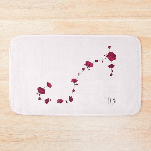 Item preview, Scorpio Floral Zodiac Constellation designed and sold by TheThankfulTyne.