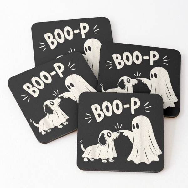 Item preview, Ghost And Dachshund Boop Cute Halloween Best Friends Forever Together designed and sold by EricCotanori.