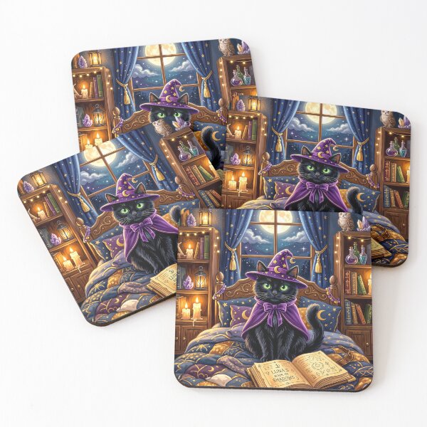 Item preview, Witch Cat designed and sold by FotoLibreStudio.