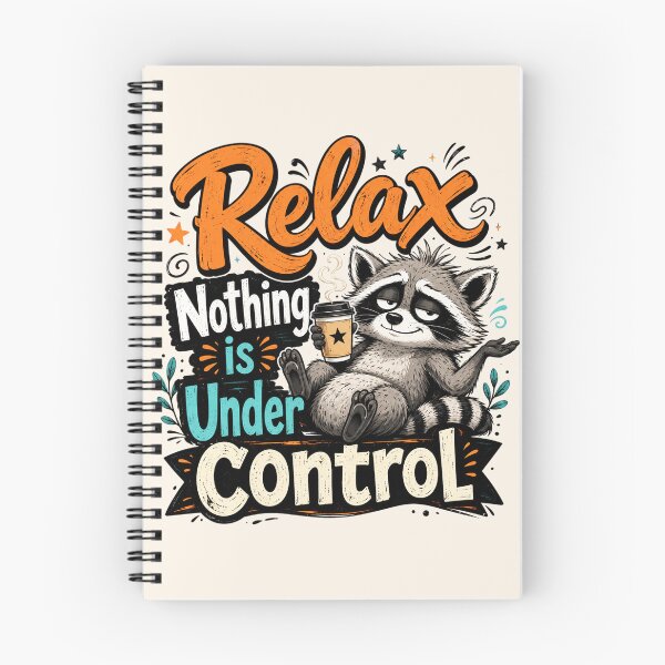 Item preview, Funny Raccoon Relax Nothing Is Under Control designed and sold by legendaryskins.