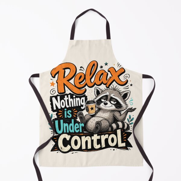 Item preview, Funny Raccoon Relax Nothing Is Under Control designed and sold by legendaryskins.