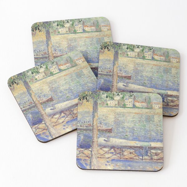 Item preview, View over the River at St.Cloud Edvard Munch Art designed and sold by ArtUnova.