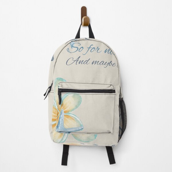 Item preview, So For Now, It's Only Me – Coastal Self Love Quote | Soft Beach Aesthetic Watercolor Floral & Seashell Design designed and sold by NOUURRRR.