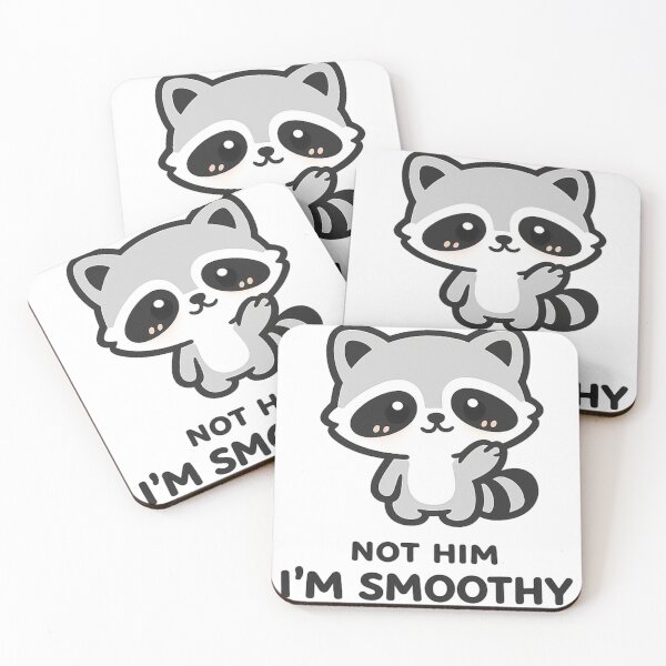 Item preview, No él, yo soy Smoothy Lindo Mapache Meme Divertido designed and sold by Made You Smirk.