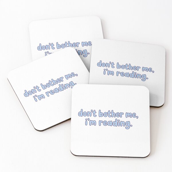 Item preview, Don't Bother Me, I'm Reading - Funny Book Lover Quote designed and sold by LunnaAtica.