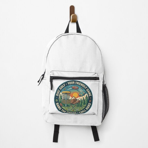 Item preview, Disc Golf Bang The Chains Chill Hard Vintage Outdoor Badge designed and sold by Wear Sculpt.