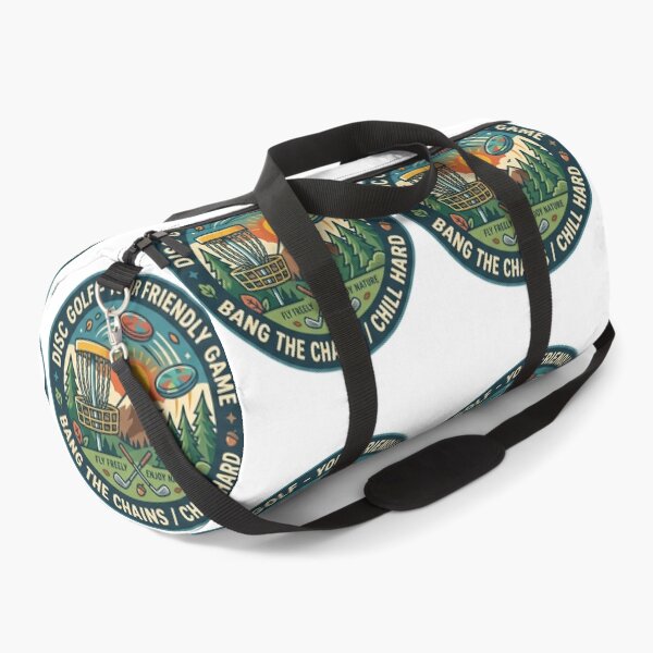 Item preview, Disc Golf Bang The Chains Chill Hard Vintage Outdoor Badge designed and sold by Wear Sculpt.