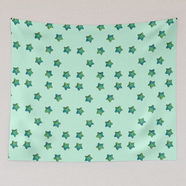 Item preview, Blue Green Shade Stars designed and sold by Art Shimmers.