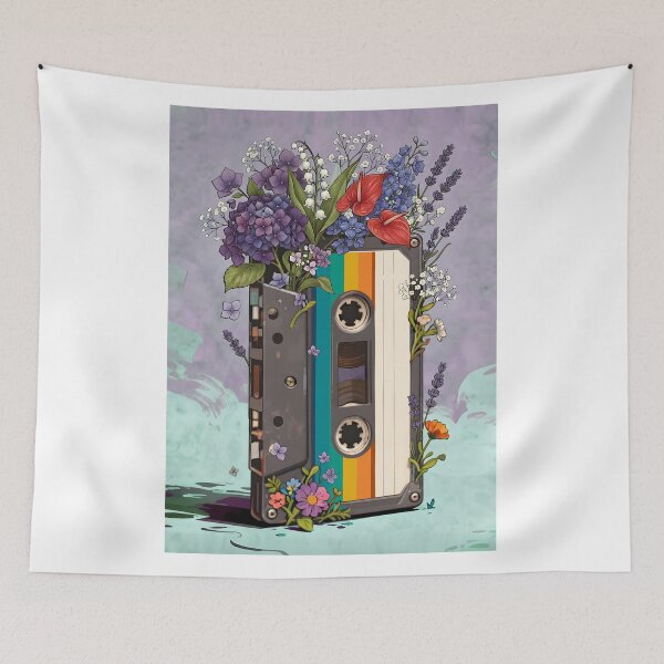 Item preview, Floral Cassette Tape  designed and sold by FernaRoje.