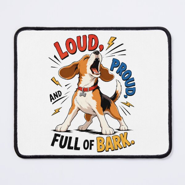 Item preview, Loud Proud and Full of Bark Beagle Dog Design designed and sold by Tong4130.